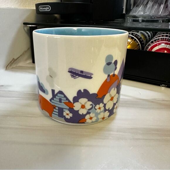 Starbucks North Carolina You are Here Collection White Blue Purple Orange Mug - Picture 3 of 6